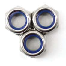 Hex Nylon Insert  Lock Nuts Carbon Steel 4.8  Grade  ZINC Plated